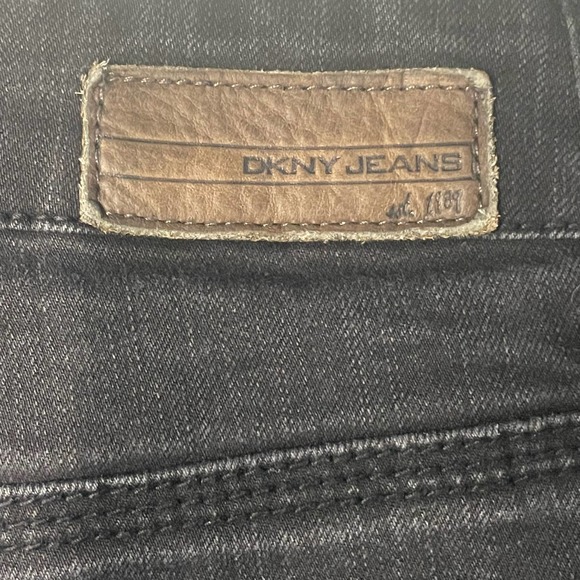 DKNY Womens Jeans Size 6 Soho Boot Black Bootcut - Picture 7 of 13